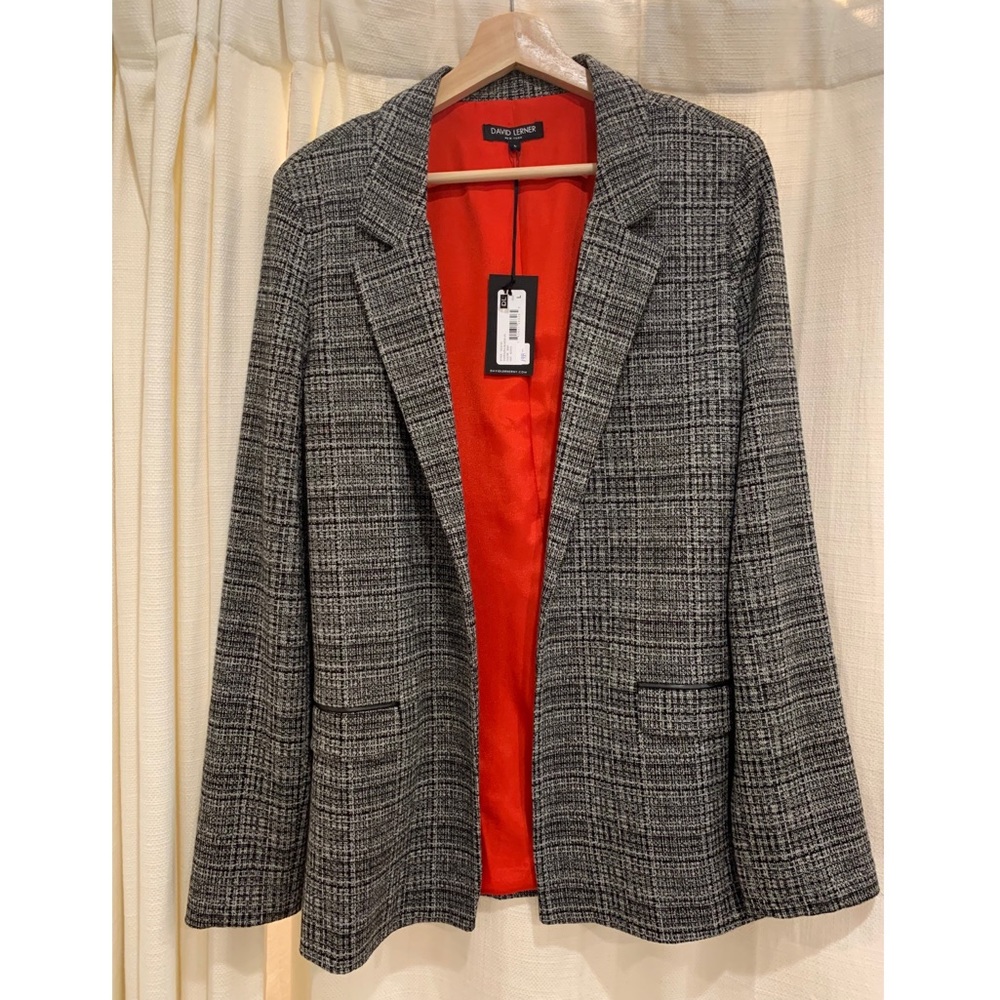 David Lerner textured blazer
